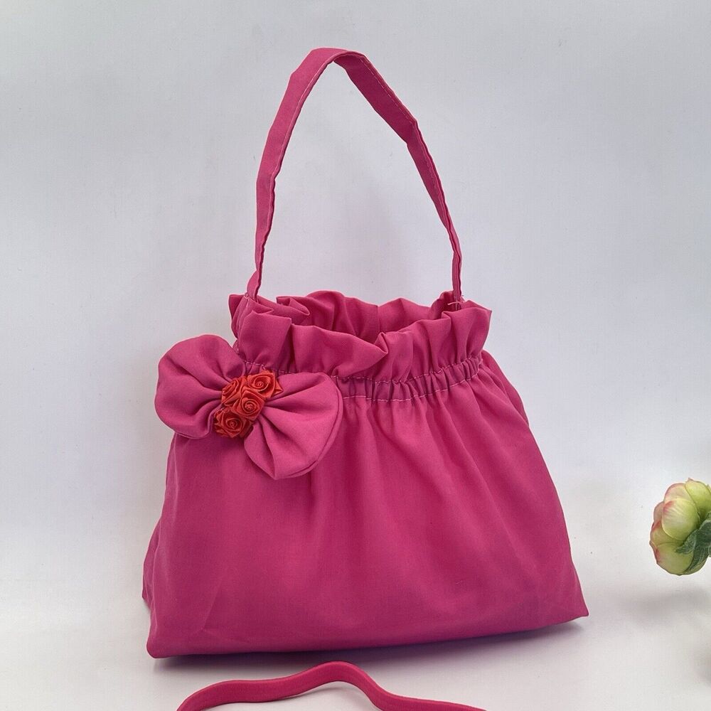 Girls Accessories Pink Purse Bag & Headband Set With Bow - Picture 5 of 15